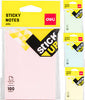 Deli sticky notes 76x101mm 100 flete