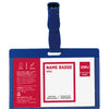 Deli Badge me varese  horizontale 90x54mm  blu 50 cope