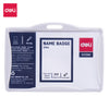 Deli Mbajtese Badge 85x53mm ngjyre gri horizontale