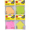Deli Post-it shkolle 76x76mm 100 flete forma te ndryshme