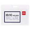 Deli Mbajtese Badge horizontale transparente 89*54mm