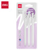 Deli Stilolaps  0.5mm Gel ngjyra te ndryshme  3 cope