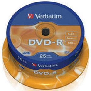 DVD-R 4.7GB Verbatim Matt Silver Bosht (paketim 25/1)