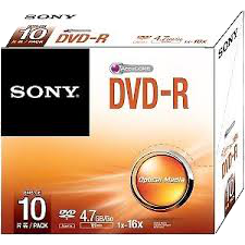 DVD-R Sony Slim 4.7GB 16x me kapak
