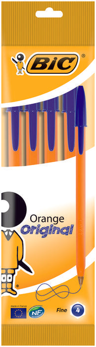 Stilolaps BIC Orange Fine Blu (4 cope)
