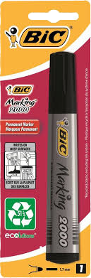 Marker Permanent BIC 2000 Blister I Zi
