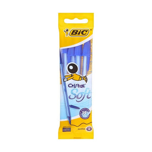 Stilolaps BIC Cristal Soft Blu (4 cope)