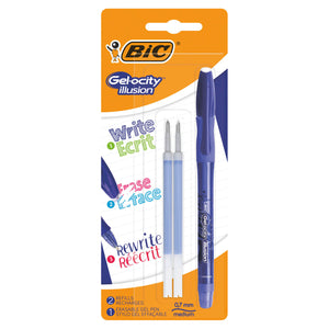 Stilolaps BIC Gelocity Illusion Blu + 2 rimbushes