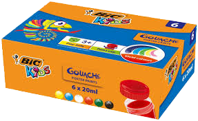Bojra Gouache BIC Kids Kuti 6x20 ml (6 cope)