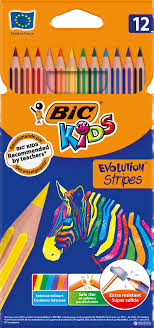 Bojra Druri BIC Kids Evolution Stripes (12 cope)