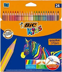Bojra Druri BIC Kids Evolution Stripes (24 cope)