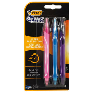Stilolaps BIC Gelocity Quick Dry me ngjyra (3 cope)