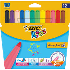 Bojra Uji BIC Kids Visacolor XL (12 cope)