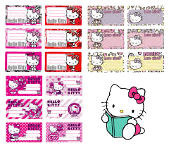 Etiketa Per Fletore Connect Hello Kitty (18 etiketa)