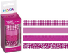 Shirit dekorativ Heyda 15mmx5m nuancat e rozes