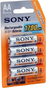 Bateri Sony AA LR6 e karikueshme (4 cope)