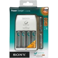 Karikues Sony + 2 bateri AA LR6 + 2 bateri AAA LR3