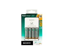 Karikues Sony + 4 bateri AA LR6 2700mAh