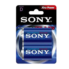 Bateri Sony LR20 (2 cope)