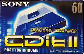 Kasete Sony SlideCase 60min