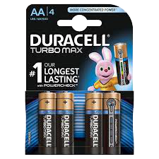 Bateri Duracell Turbo Max AA LR6 (4 cope)
