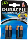 Bateri Duracell Turbo Max AAA LR3 (4 cope)