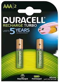 Bateri Duracell Turbo AAA LR3 e Karikueshme (2 cope)