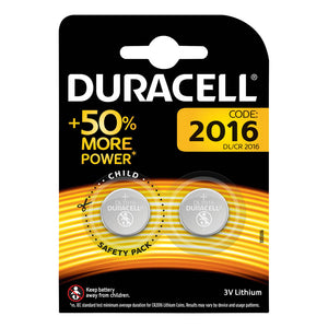 Bateri Litiumi Coin Duracell 2016 2cope