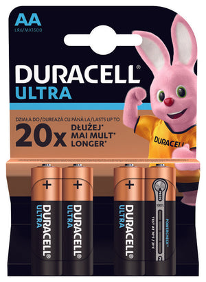 Bateri Alkaline AA Duracell Ultra Power 4cope