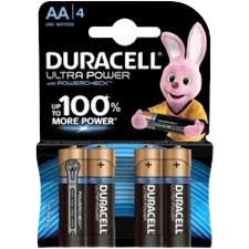 Bateri Duracell Ultra Power AA (4 cope)