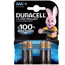 Bateri Duracell Ultra Power AAA (4 cope)