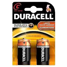 Bateri Duracell C LR14 Alkaline x2