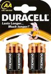 Bateri Duracell AA LR6 (4 cope)