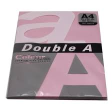 Leter Fotokopje A4 Double A roze e ndezur 80gr (25 flete)